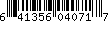 UPC Barcode: 641356040717