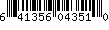 UPC Barcode: 641356043510