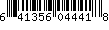 UPC Barcode: 641356044418