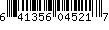 UPC Barcode: 641356045217