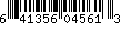 UPC Barcode: 641356045613