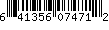 UPC Barcode: 641356074712