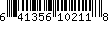 UPC Barcode: 641356102118
