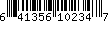 UPC Barcode: 641356102347