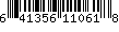 UPC Barcode: 641356110618