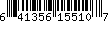 UPC Barcode: 641356155107