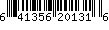 UPC Barcode: 641356201316